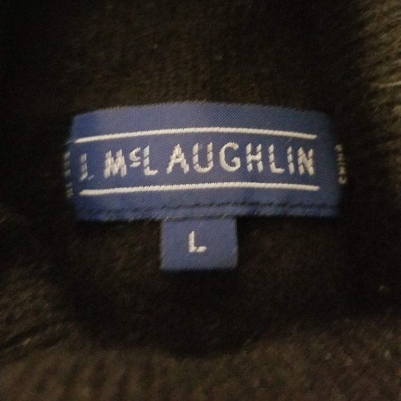 J McLaughlin-Cashmere Fuzzy- LST-neck- Large-Vintage - Picture 2 of 11